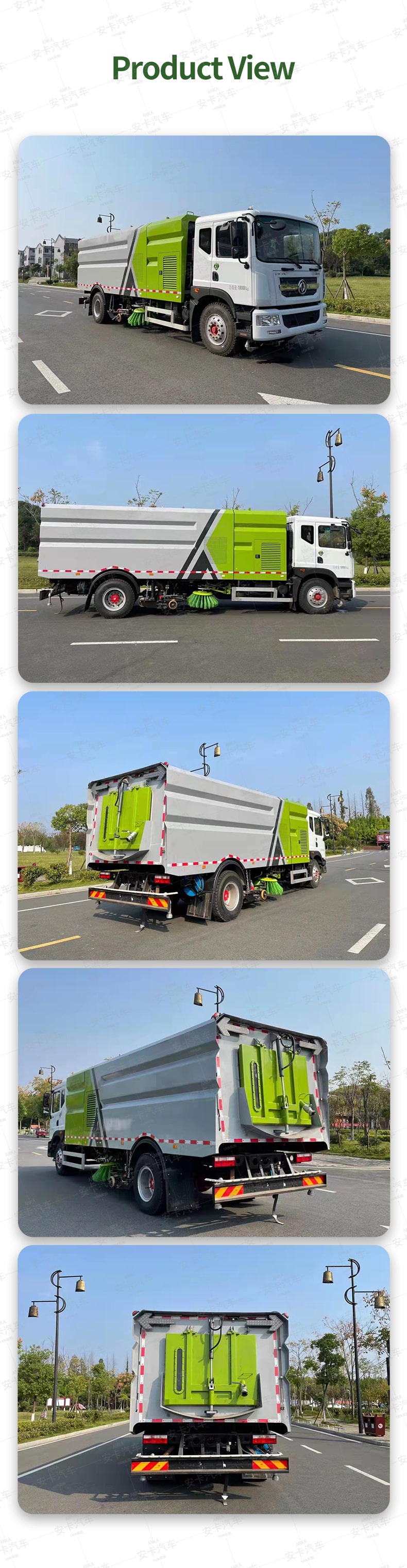  Dongfeng cheap price 4*2 6 wheels road sweeper truck Product  Pictures