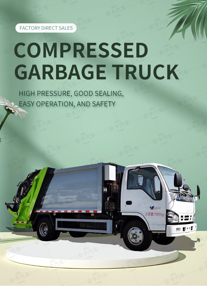 ISUZU high quality 6 cbm packer garbage trucks-anka truck