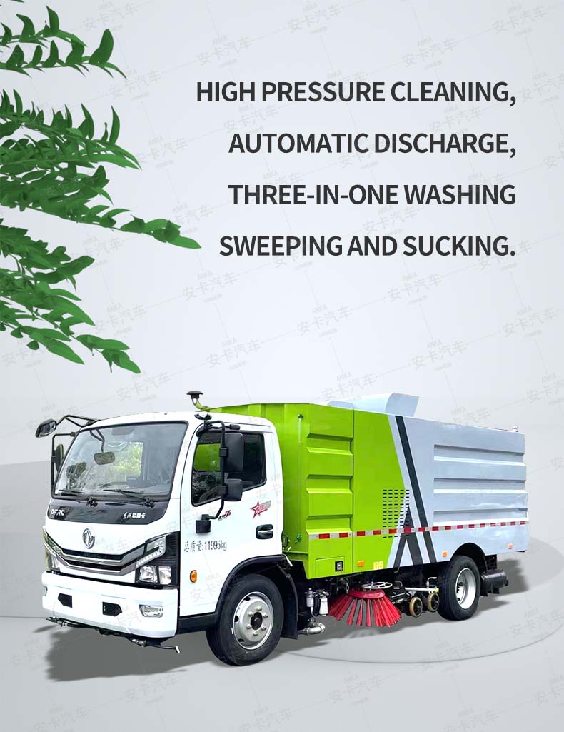  DongFeng Road Washing and Sweeping Vehicle Vacuum Truck detailed diagram