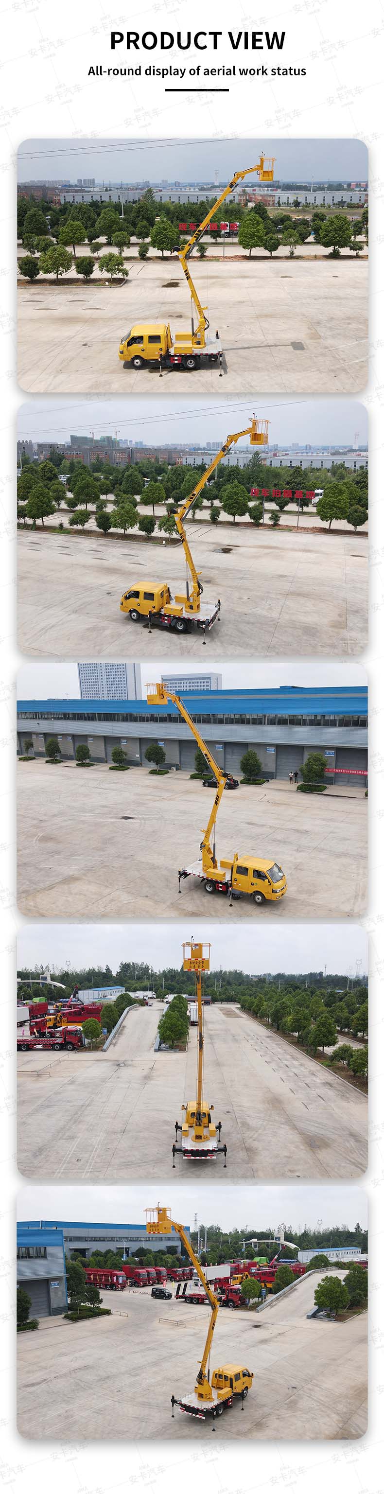  Dongfeng 4x2 12M Aerial Working Platform Truck Product  Pictures