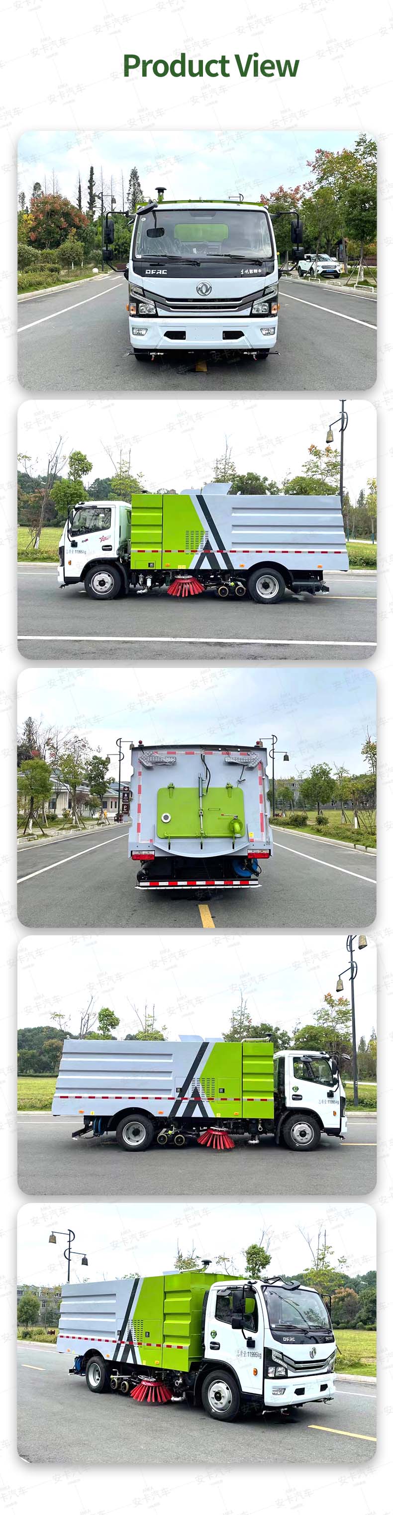  DongFeng Road Washing and Sweeping Vehicle Vacuum Truck Product  Pictures
