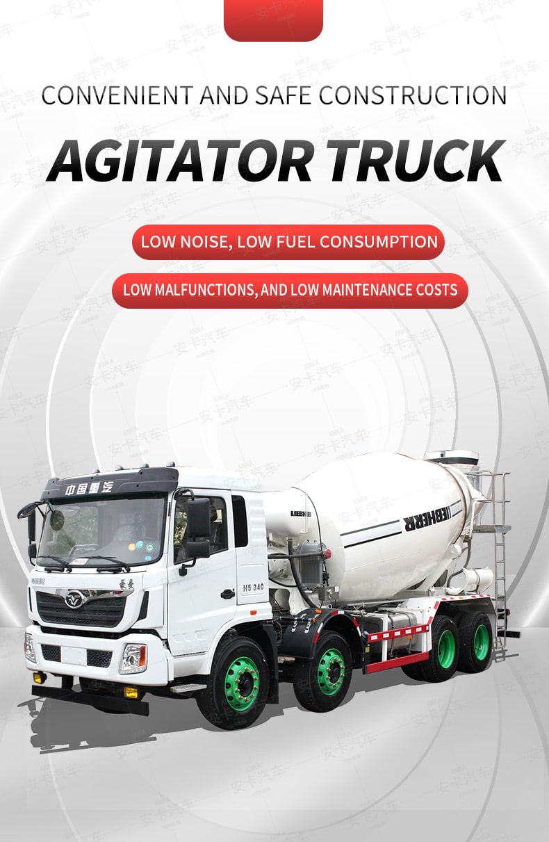  Howo 8 cbm 8*4 concrete mixer truck Detailed Diagram