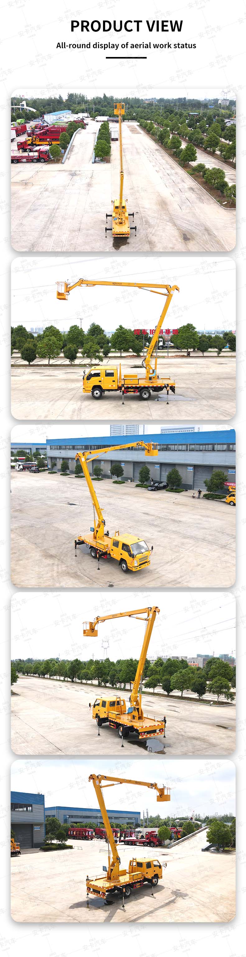 JMC 16m working height truck mounted crane Product  Pictures