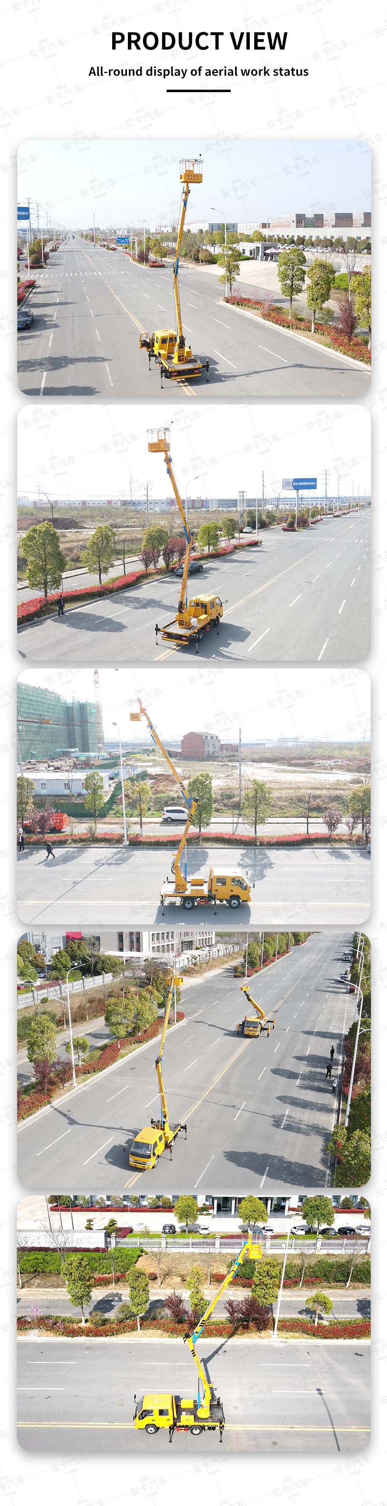  Foton 13m bucket truck aerial working truck Product  Pictures