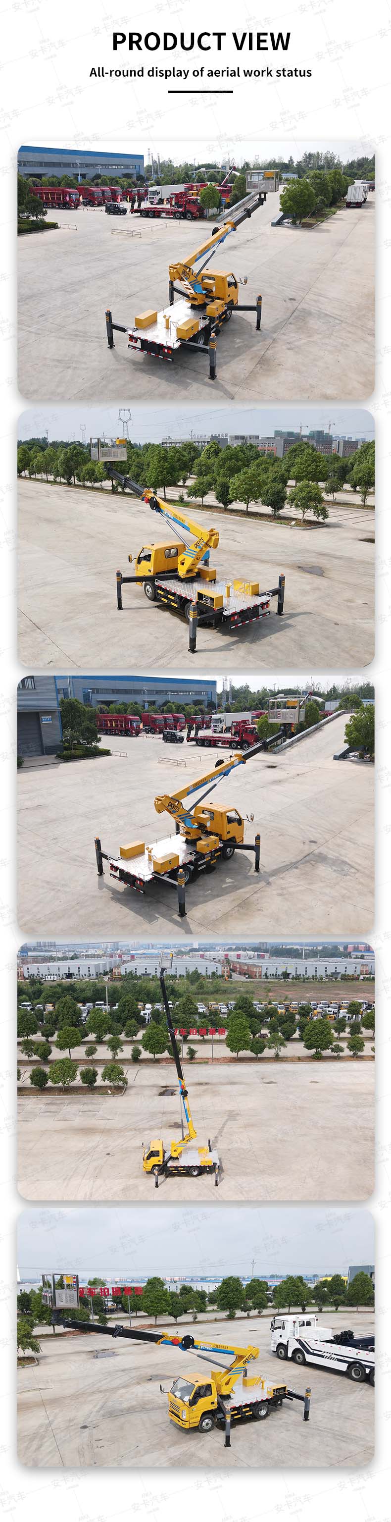  JMC 18m Truck Mounted Aerial Working Platform with Bucket Product  Pictures 