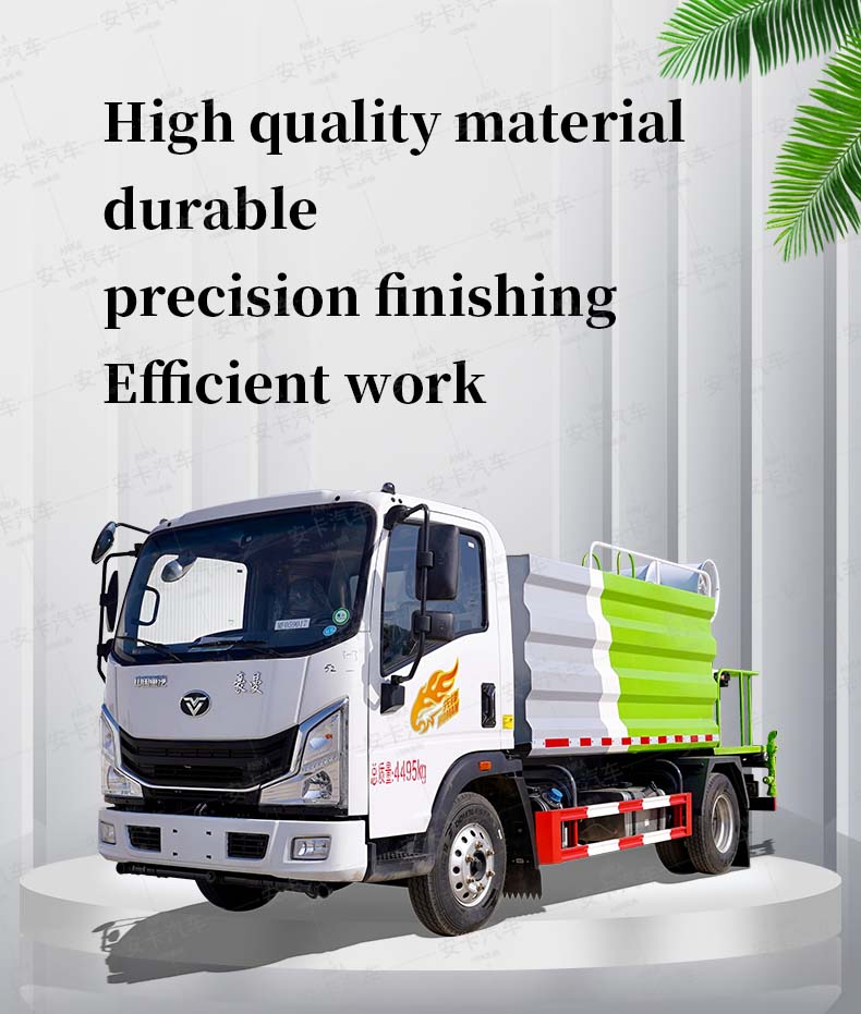  HOWO 5000 Liter 4x2 Water Tank Truck With Bowser Detailed Diagram