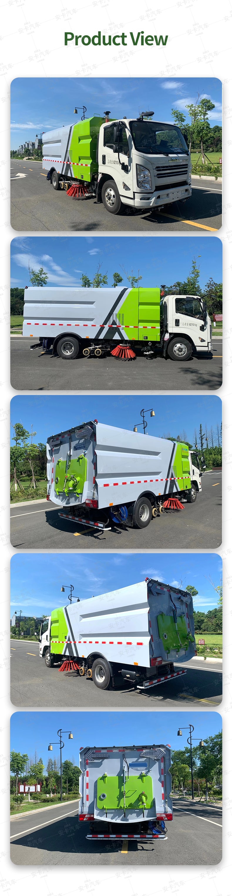 Photos du produit du camion balayeuse aspirante JAC 4*2