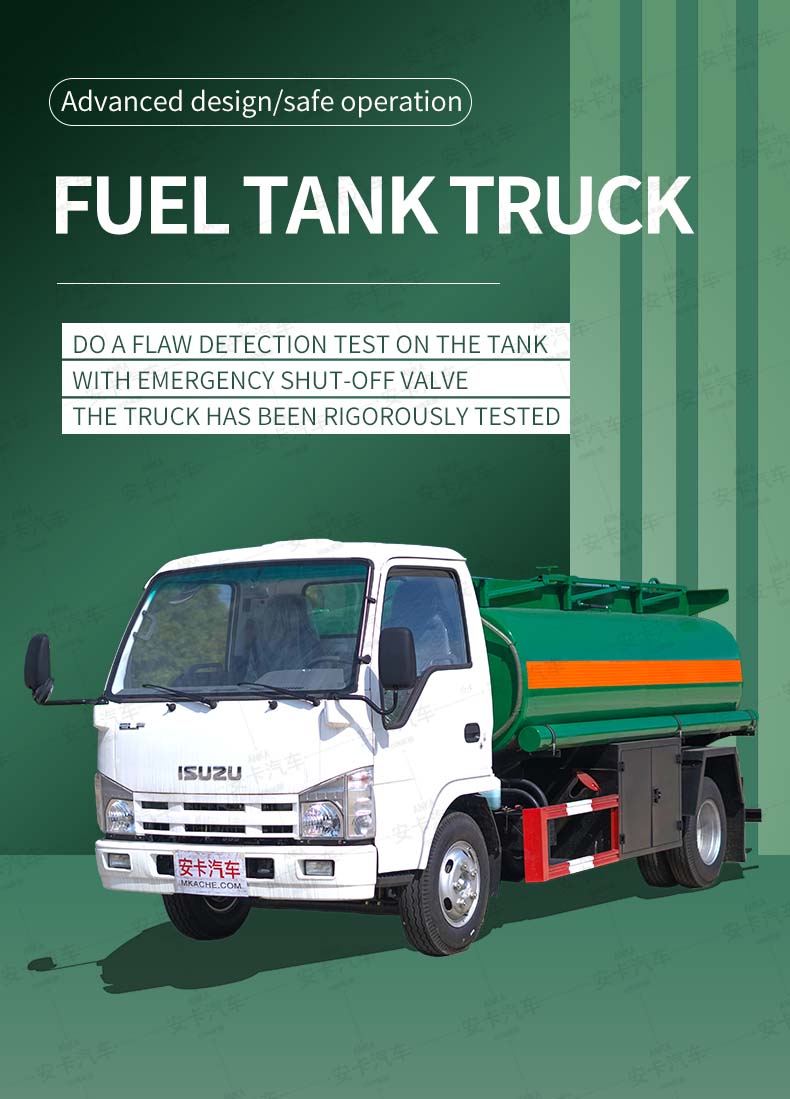  ISUZU 5000 liters fuel oil diesel tanker truck Detailed Diagram