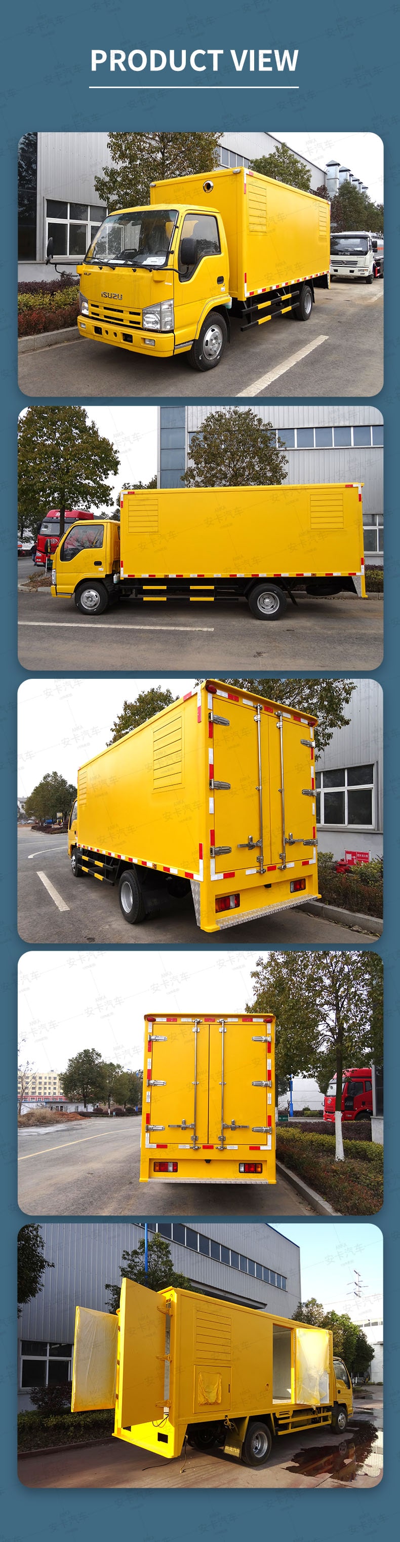  Isuzu small 50KW outdoor emergency power generation truck Product  Pictures