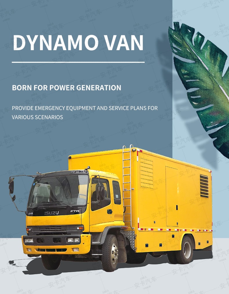  Isuzu 250kw Emergency Electric Power Truck Detailed Diagram