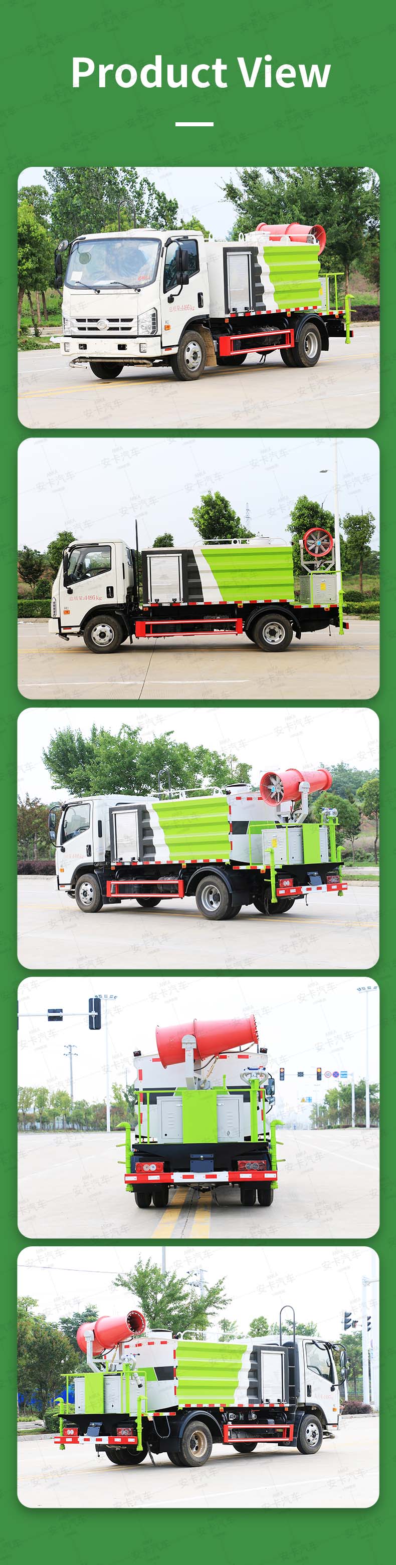  FOTON 3ton dust suppression truck water spray truck Product  Pictures