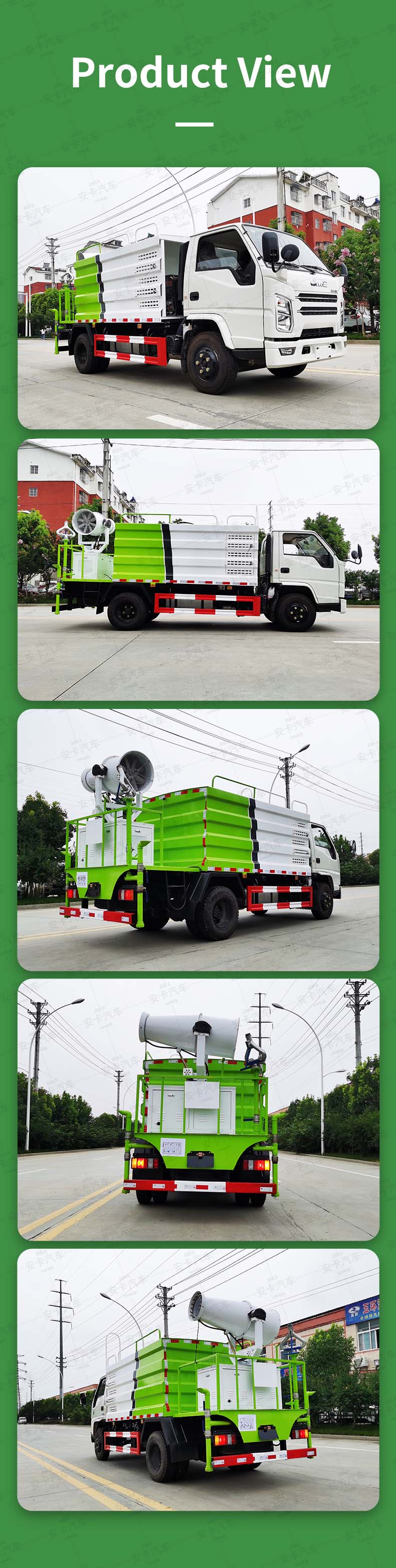  JMC 4*2 5tons spray truck sprinkler truck water tank truck Product  Pictures