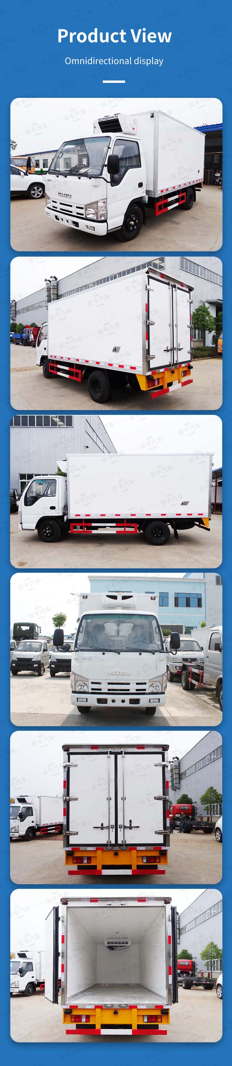  Isuzu 4x2 4.2m Refrigerated Box Van Refrigerator Truck Product  Pictures 