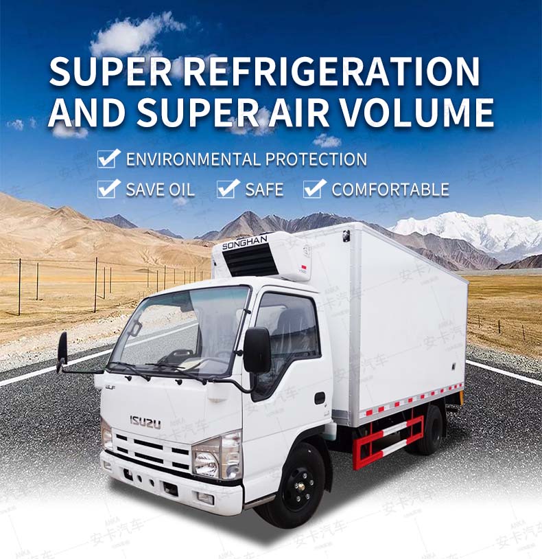  Isuzu 4x2 4.2m Refrigerated Box Van Refrigerator Truck Detailed Diagram 