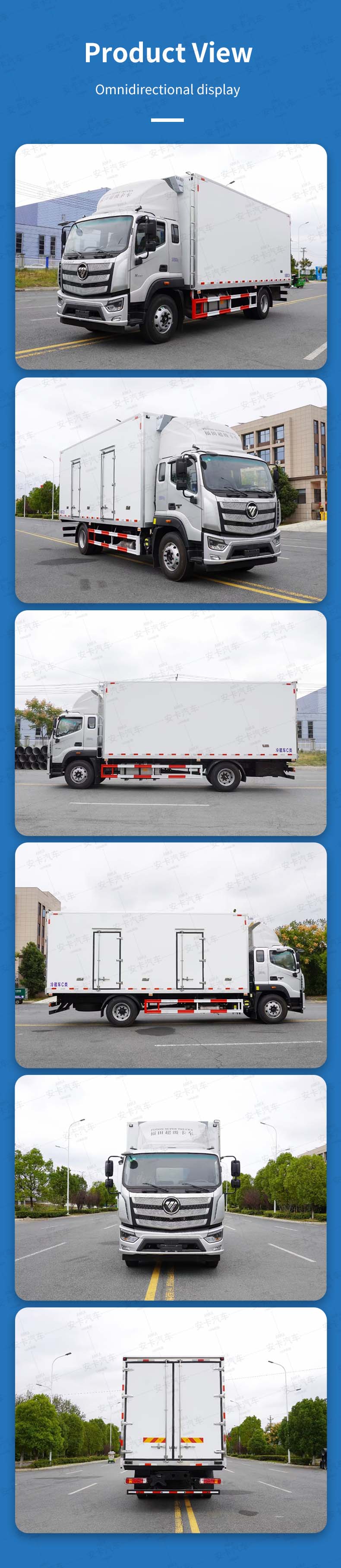  Foton 4x2 Refrigerator Cooling Van Refrigerated Truck Product  Pictures