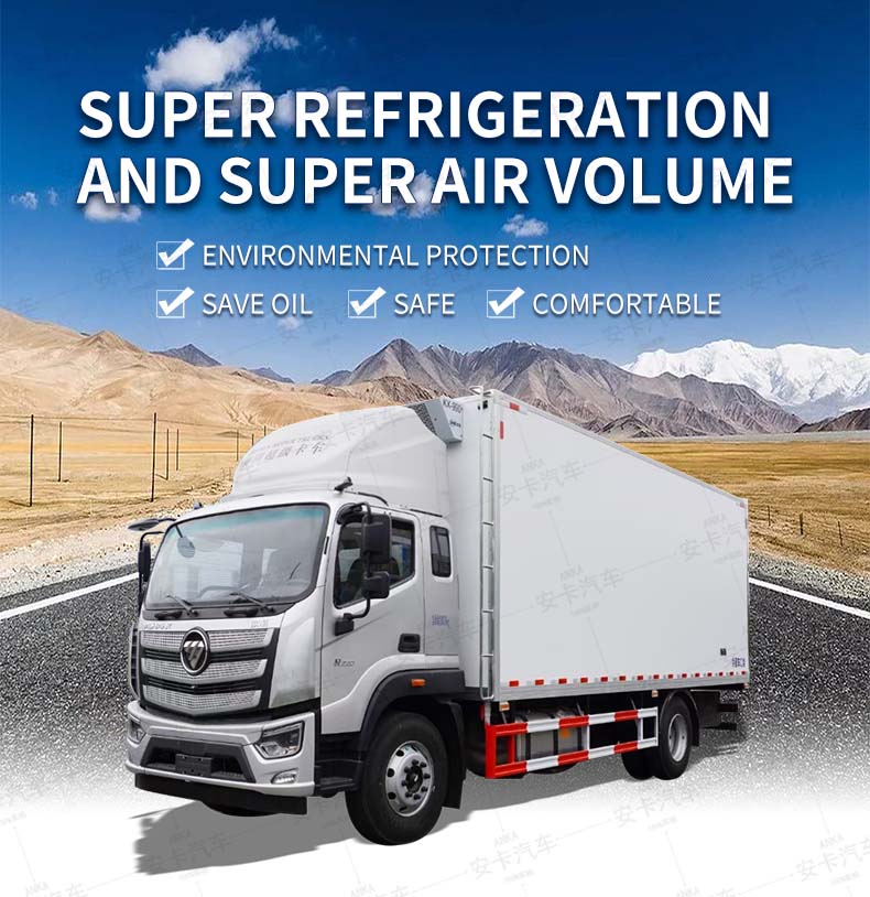  Foton 4x2 Refrigerator Cooling Van Refrigerated Truck Detailed Diagram 