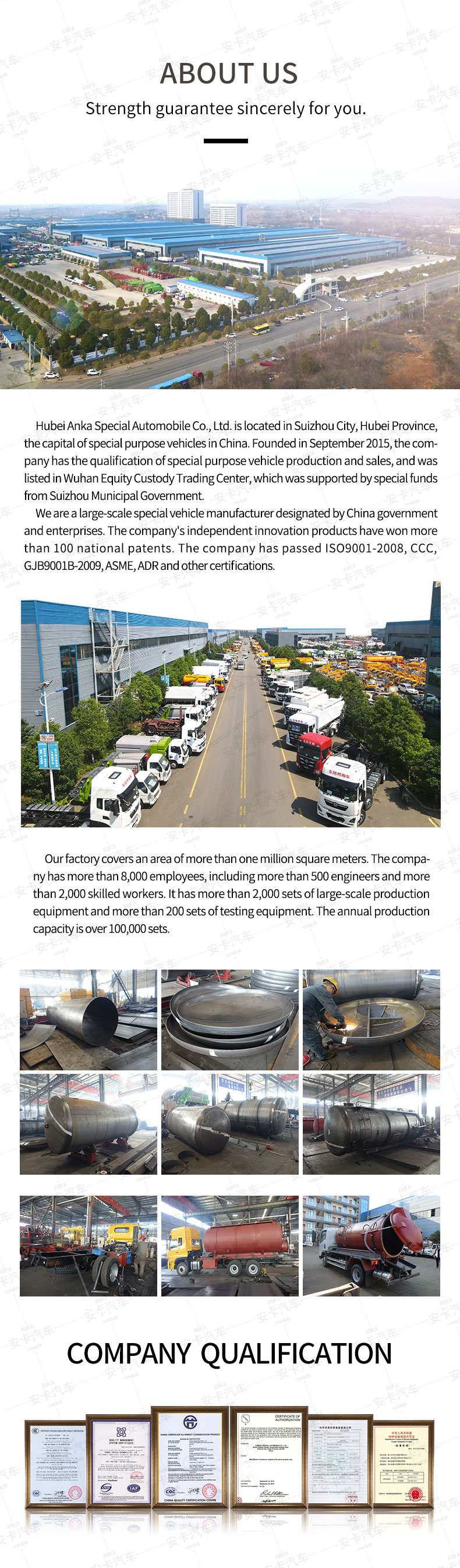  FOTON 15000L toilet septic tank sewage suction truck Company Introduction