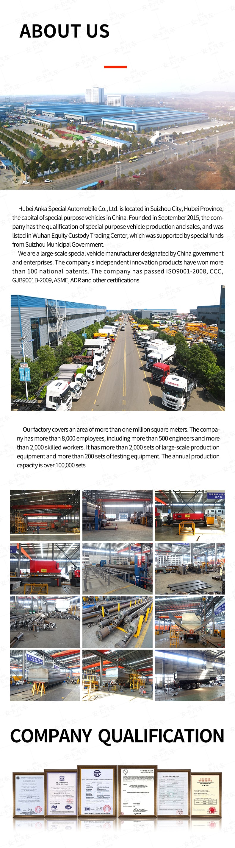  FAW 8*4 pig chicken cattle feed transportation truck Company Introduction