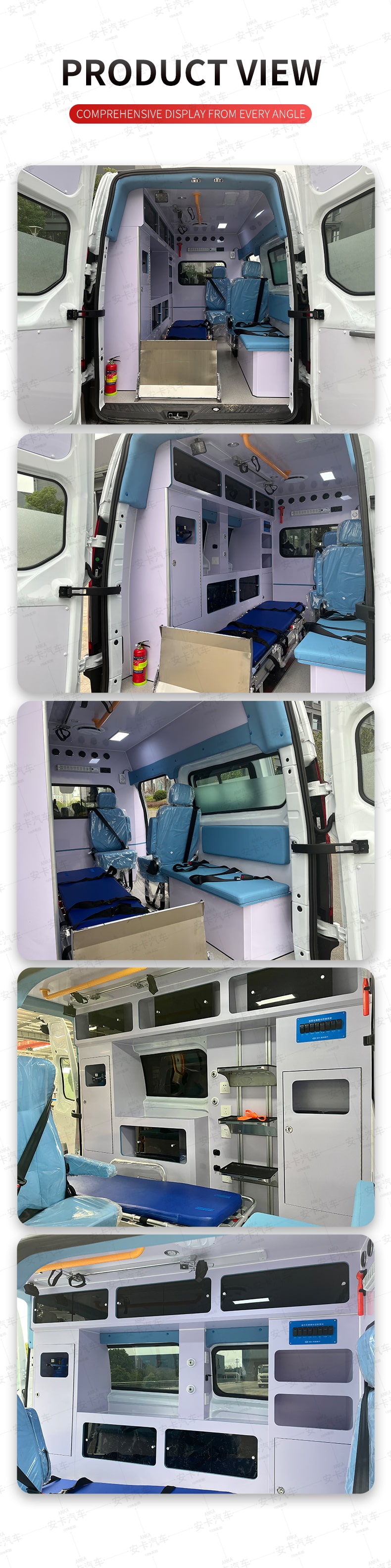  Ford 4*2 high quality RHD ward-type ambulance Product  Pictures
