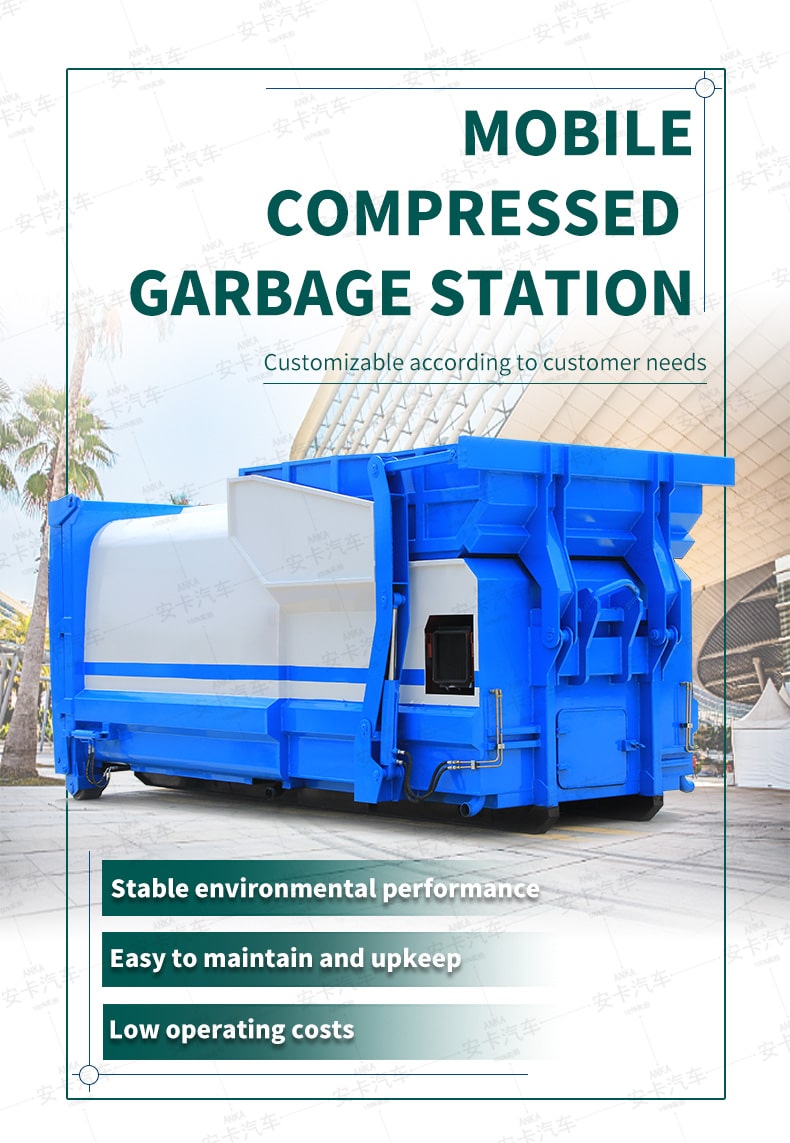  Dongfeng hook arm 12cbm compressed garbage station Detailed Diagram