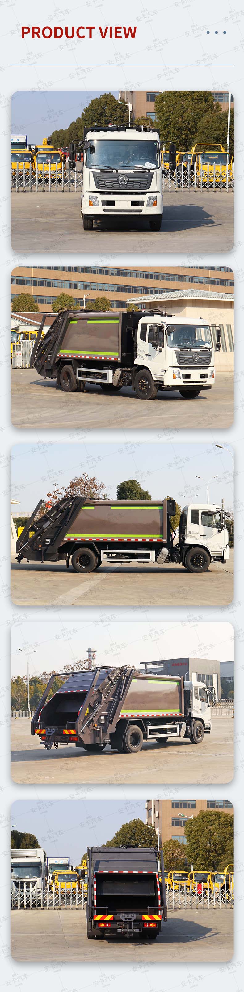  DongFeng 14m3 4x2 Garbage Compactor Truck Product  Pictures