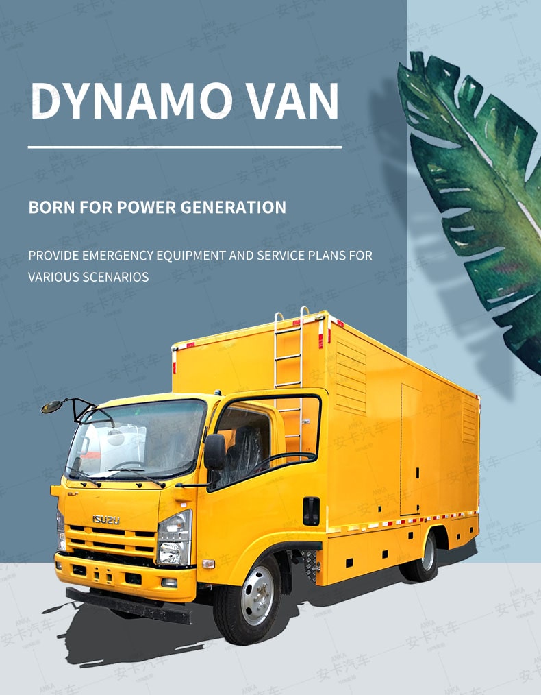  Isuzu 150KW rescue vehicle Power Supply Truck Detailed Diagram