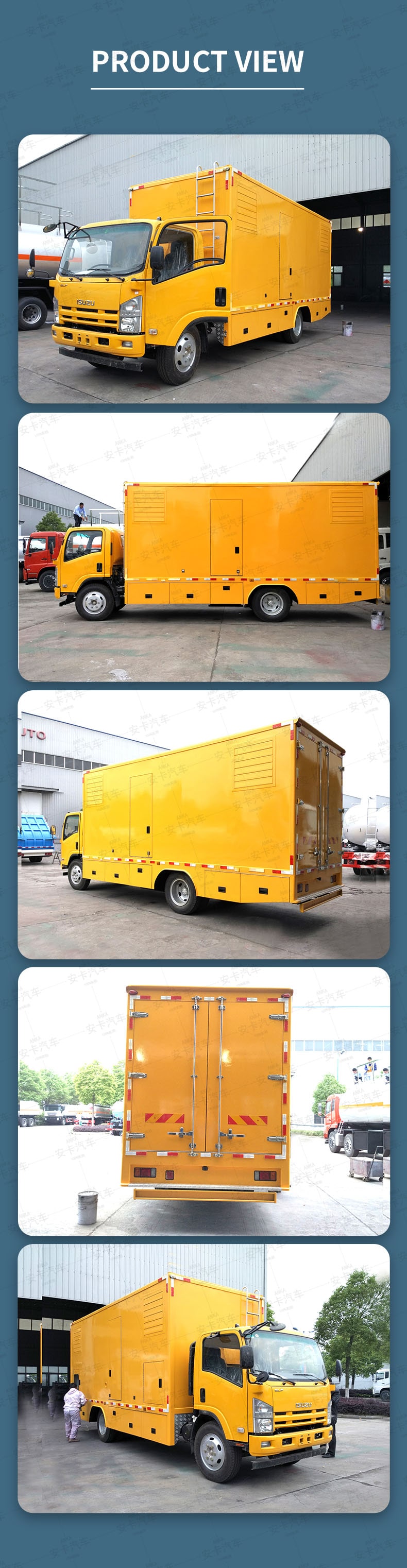  Isuzu 150KW rescue vehicle Power Supply Truck Product  Pictures