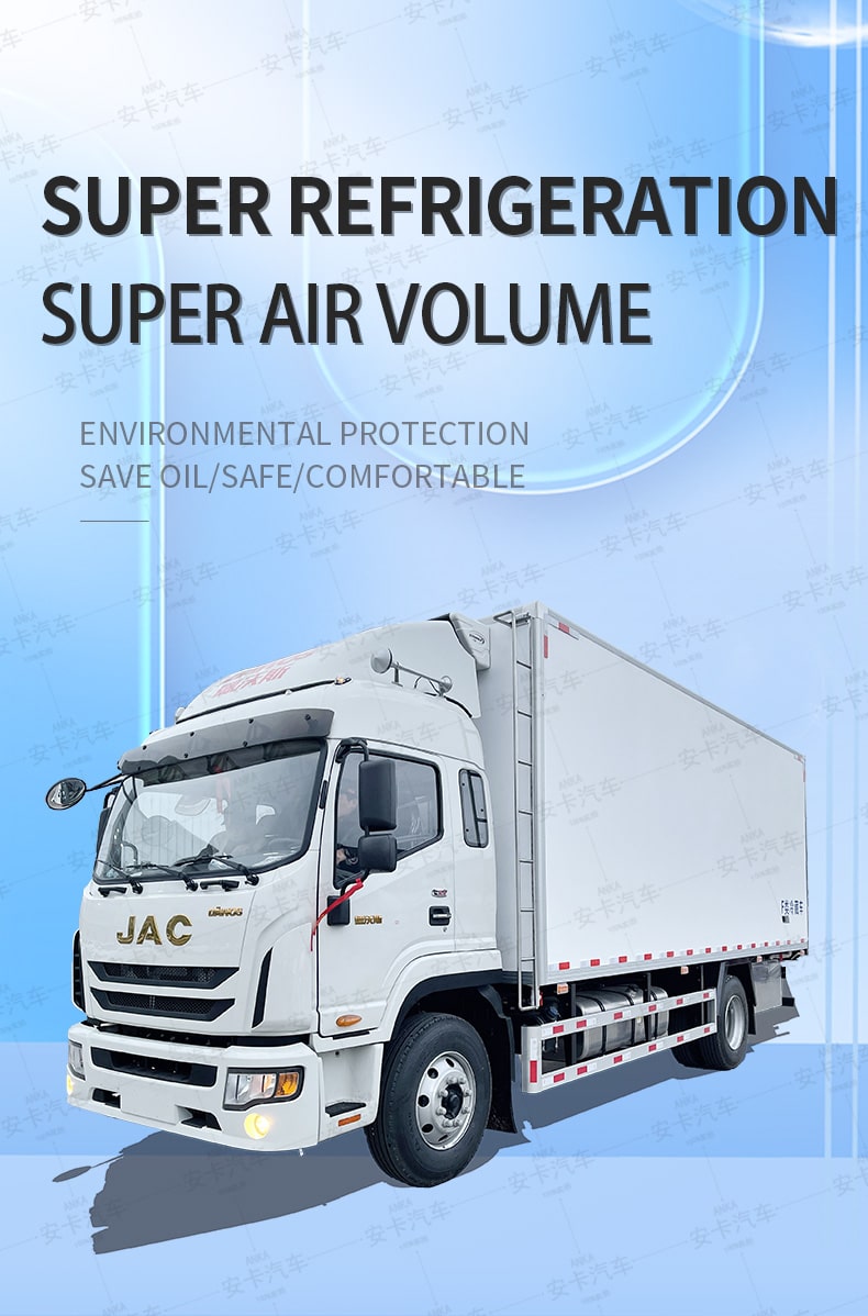  JAC 4*2 reefer fresh food refrigerator trucks for sale Detailed Diagram