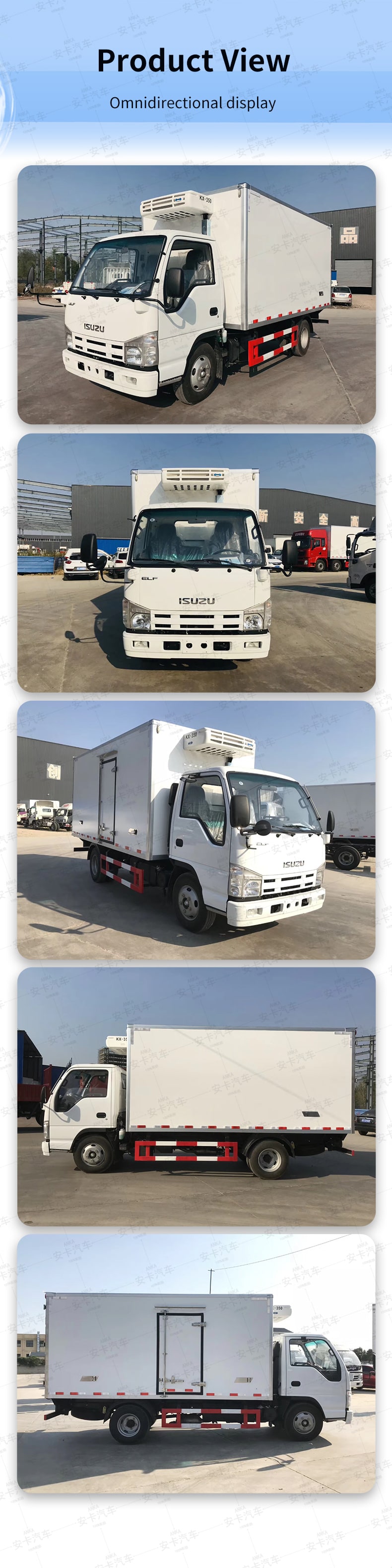 ISUZU freezer cold refrigerated truck for truck Product  Pictures