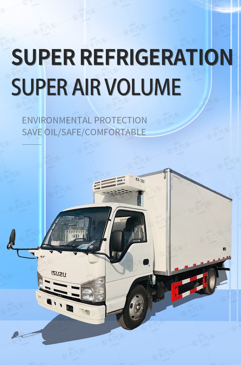  ISUZU freezer cold refrigerated truck for truck Detailed Diagram