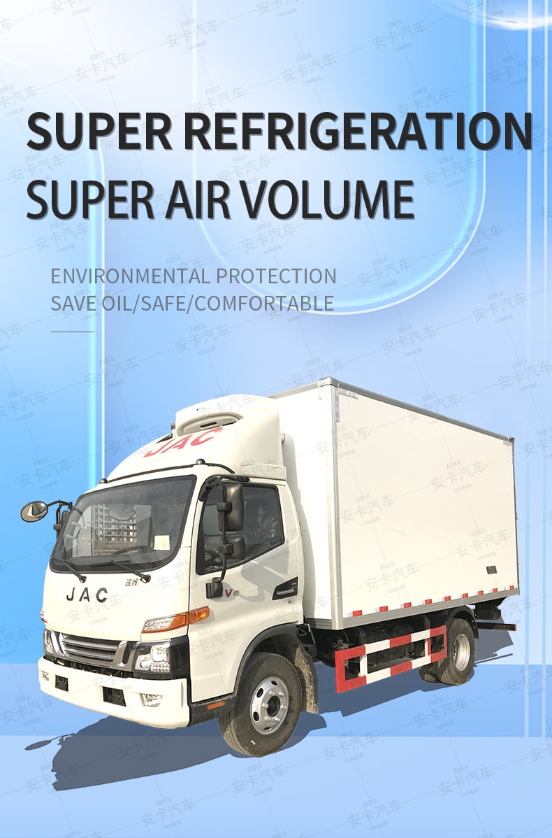  JAC 18m3 small mini meet vegetable refrigerated trucks Detailed Diagram