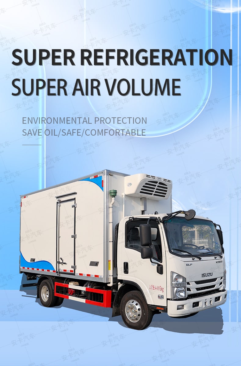  Brand new 18m3 Isuzu right hand drive refrigerator truck  Detailed Diagram