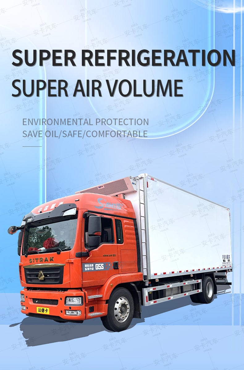  New diesel HOWO 41m3 vegetable truck refrigeration Detailed Diagram