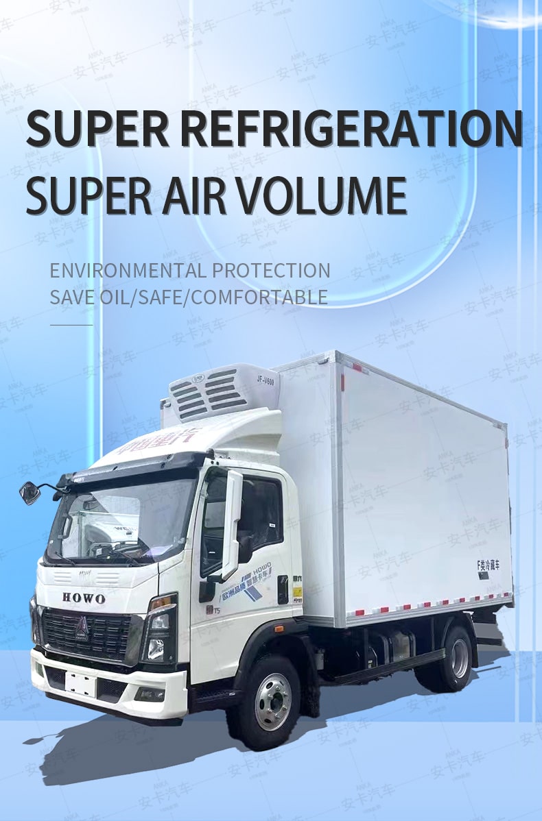  SINOTRUK HOWO 4*2 23m3 right hand drive refrigerator truck Detailed Diagram