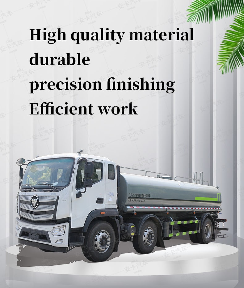  Foton 6*2 water tank truck with cheap price Detailed Diagram