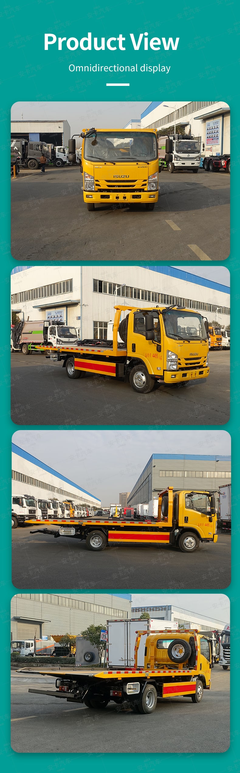 ISUZU 3 ton japanese wrecker truck tow trucks wreckers Product  Pictures