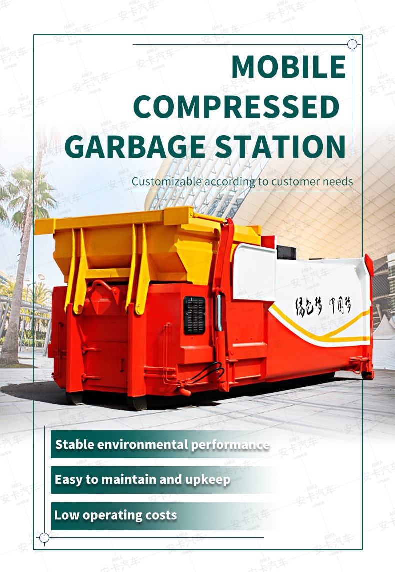  Hook arm garbage truck detachable compressed garbage truck Detailed Diagram