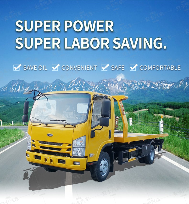  ISUZU 4*2 5 ton japanese wrecker truck tow trucks wreckers Detailed Diagram