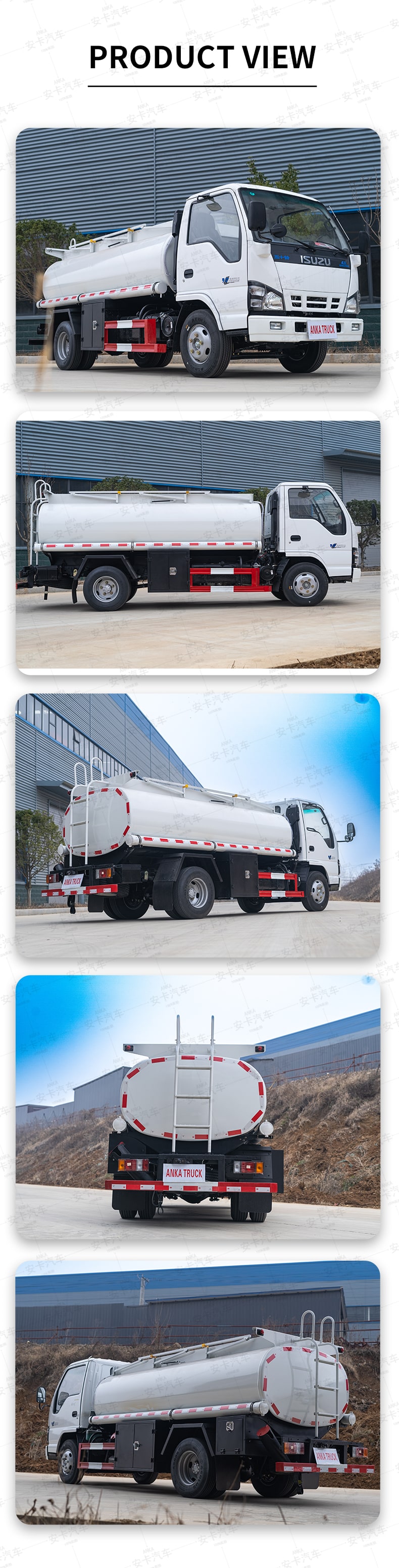  Japan isuzu 4*2 8000 liters refuelling oil fuel diesel truck Product  Pictures