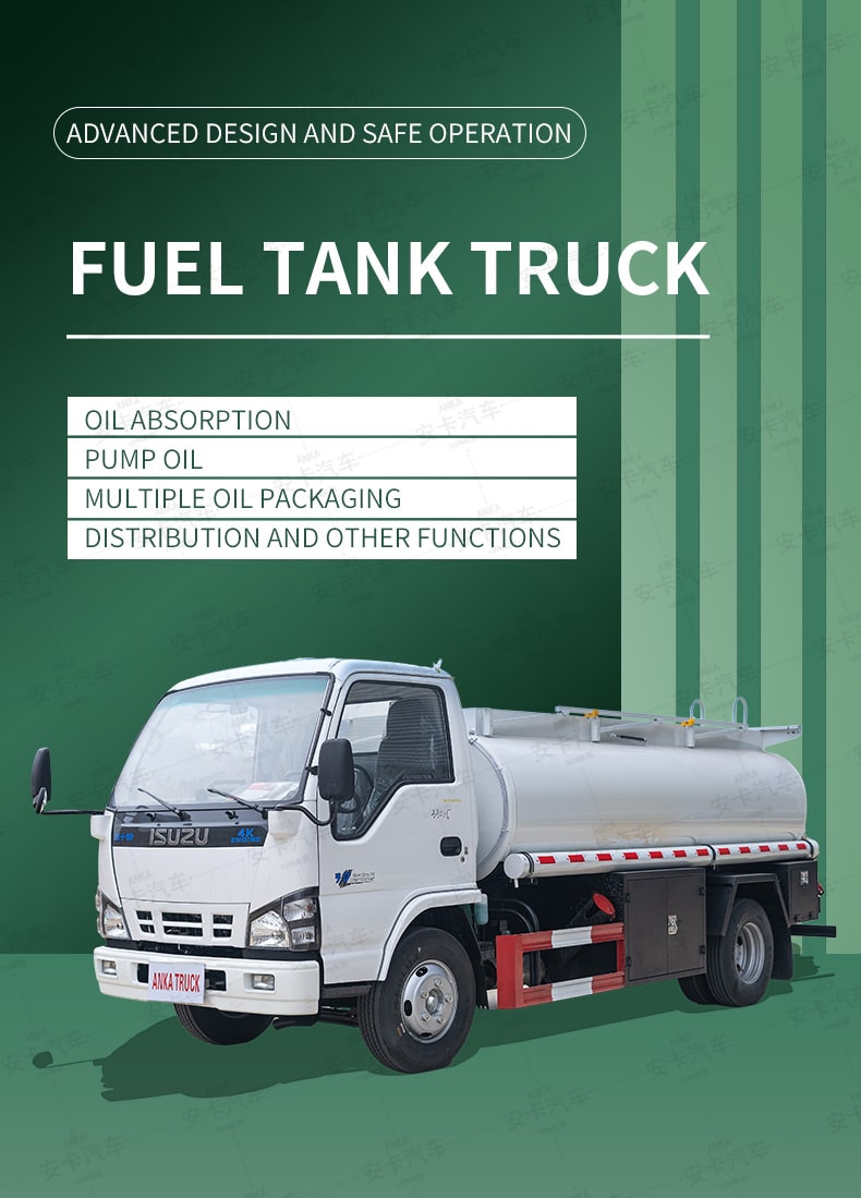  Japan isuzu 4*2 8000 liters refuelling oil fuel diesel truck Detailed Diagram