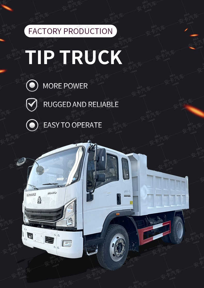  Cheap price 4*2 new or used howo dump truck for sale Detailed Diagram