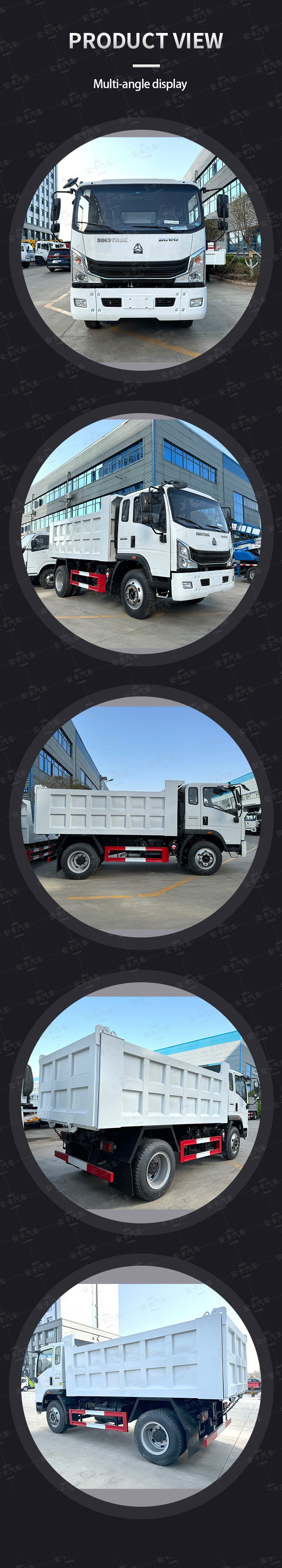  Cheap price 4*2 new or used howo dump truck for sale Product  Pictures