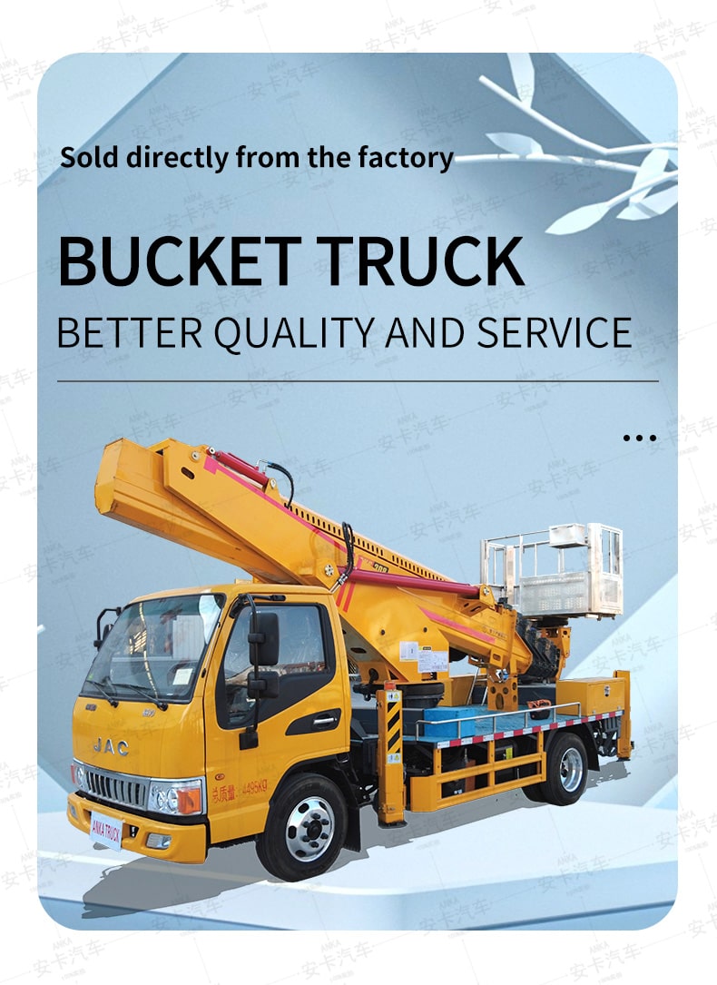  JAC 30 meters boom lift aerial work bucket truck Detailed Diagram