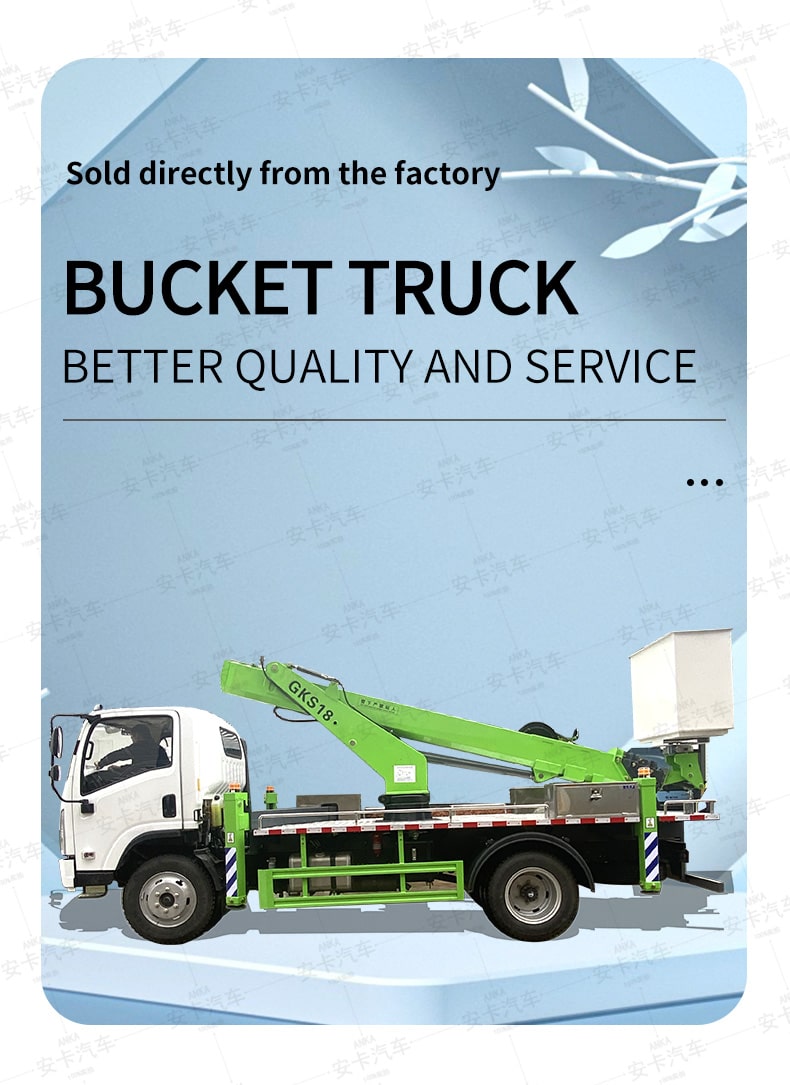  SHACMAN 4*2 18m high altitude operation bucket truck Detailed Diagram