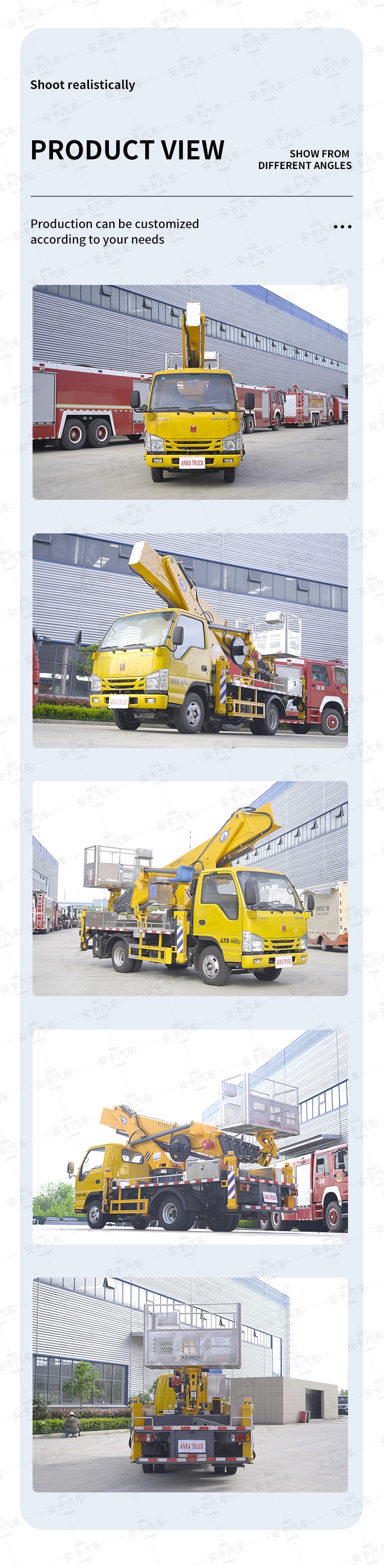  ISUZU new or used 4*2 28 meters boom lift aerial work truck Product  Pictures