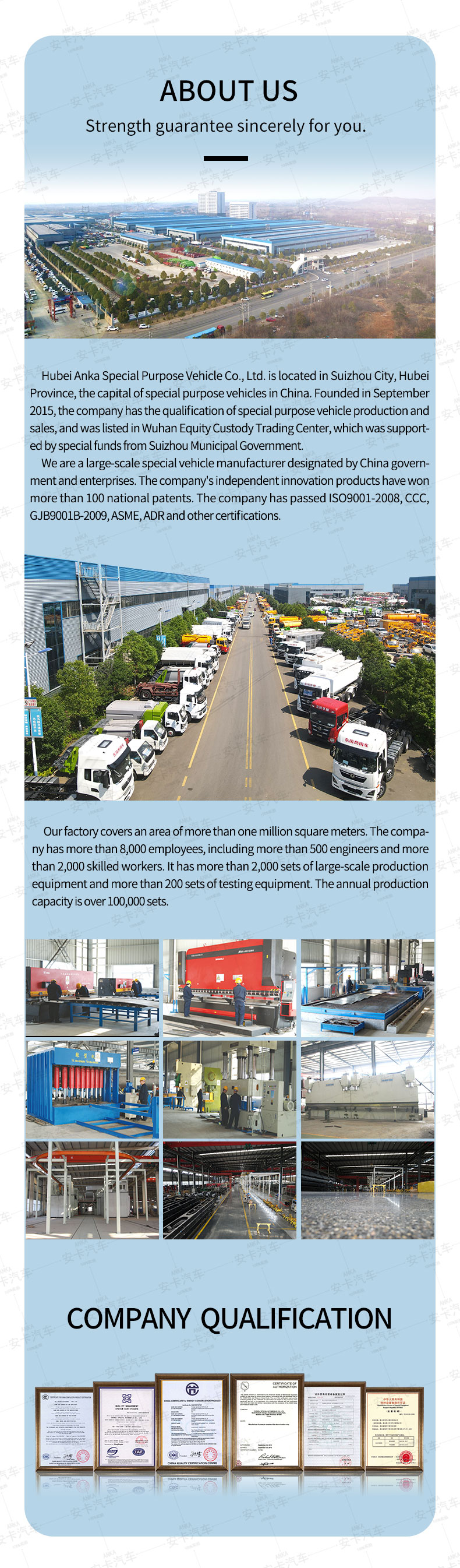  ISUZU new or used 4*2  26 meters aerial work truck Company Introduction