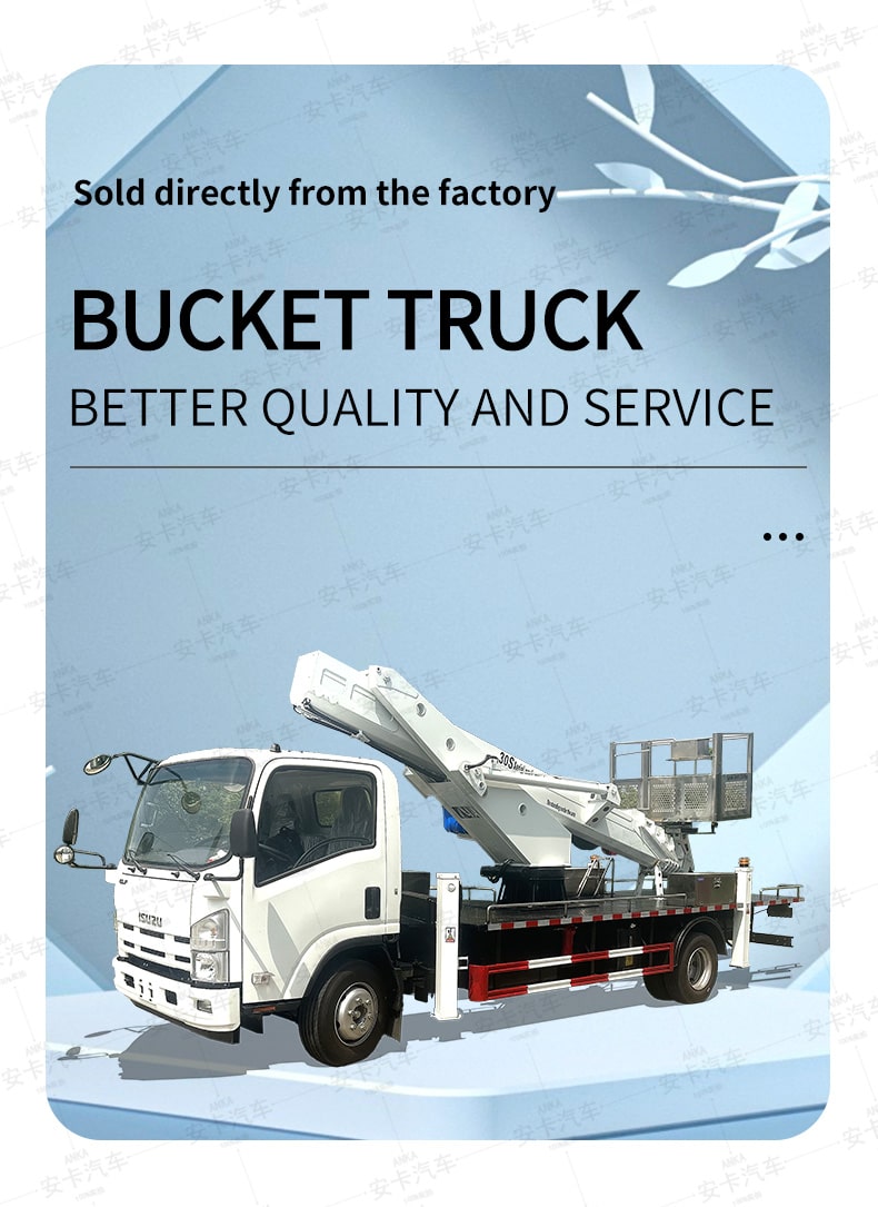  ISUZU new or used 30 meters high altitude operation truck Detailed Diagram