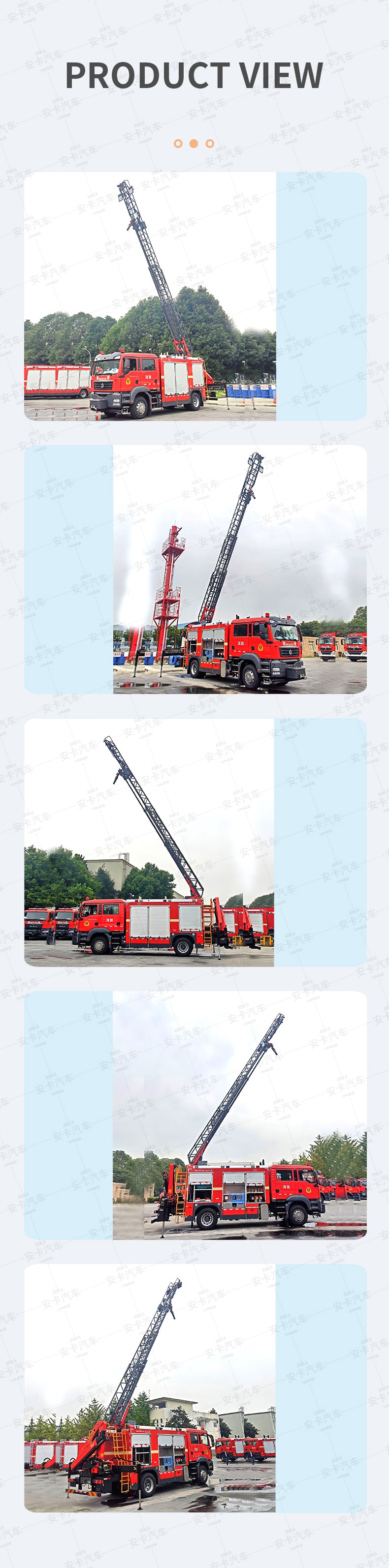  SINOTRUK HOWO new or used 5cbm liftable fire truck price Product  Pictures