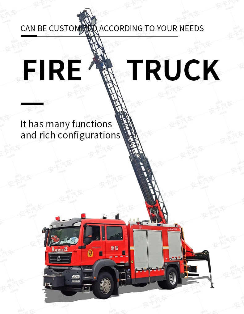  SINOTRUK HOWO new or used 5cbm liftable fire truck price Detailed Diagram