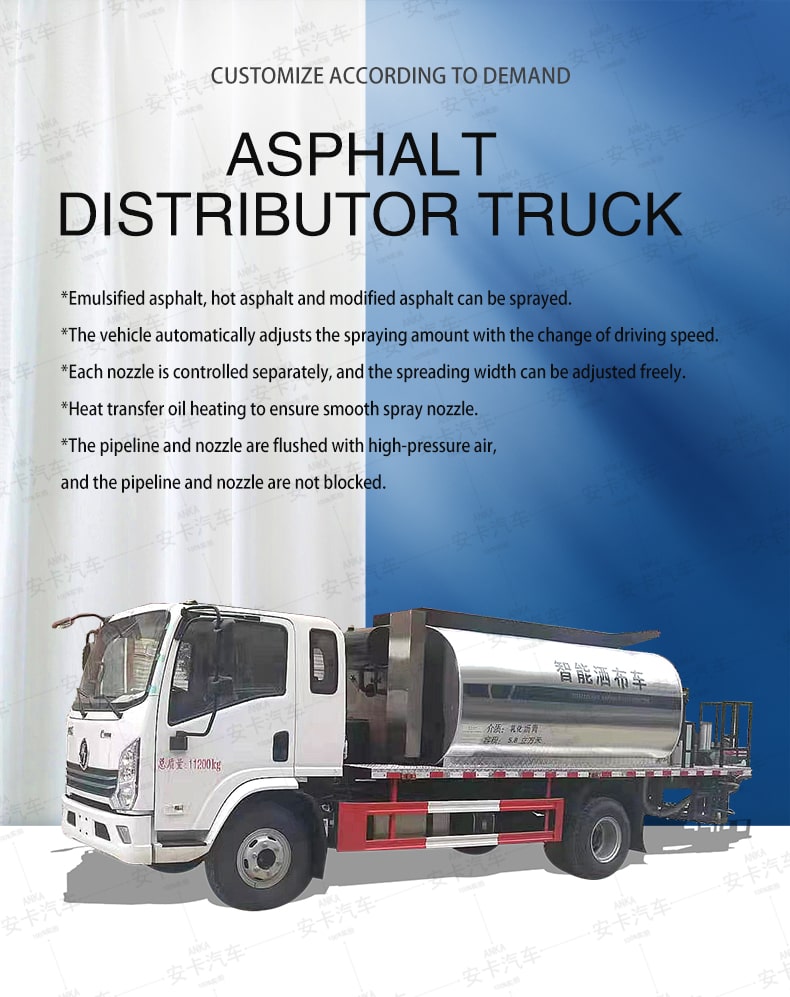  SHACMAN 8CBM 4*2 automatic asphalt distribution truck Detailed Diagram